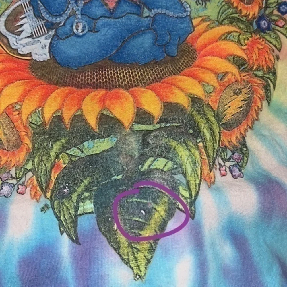 Dead and Company‎ Tour Teddy Print Airplane 2016 Tie Dye T-Shirt Tee Small